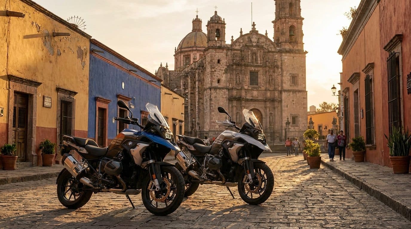 BMW R 1300 GS motorcycle tour in the Riviera Maya vs standard group tour